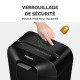 Fellowes Powershred LX25 destructeur de papier Découpage en particules Noir Fellowes Powershred LX25 destructeur de papier Découpage en particules Noir