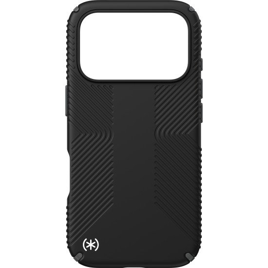 Speck Presidio2 Grip + MS Apple iPhone 17 Pro Black - with Microban coque de protection pour téléphones portables 16 cm (6.3") Housse Noir