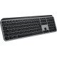 Logitech Master MX Keys S for Mac clavier Bureau RF sans fil + Bluetooth AZERTY Français Aluminium, Noir