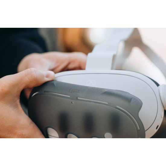 Urban Armor Gear UAG Quest 3 Plyo Ash Étui Translucide, Gris Polycarbonate (PC)