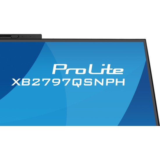 iiyama ProLite XB2797QSNPH-B1 27IN IPS LCD 4MS 2560X1440 350CD/M2 HDMI/DP/USB 2 écran PC 68,6 cm (27") 2560 x 1440 pixels Quad HD Noir
