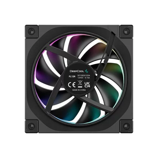 DeepCool FL12R Boitier PC Ventilateur 12 cm Noir 1 pièce(s) DeepCool FL12R Boitier PC Ventilateur 12 cm Noir 1 pièce(s)