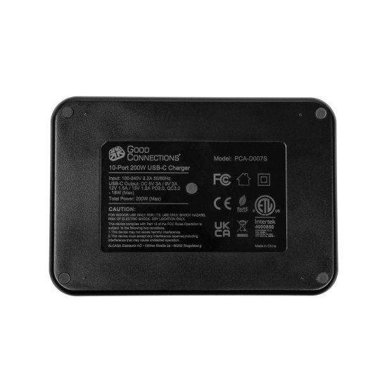Alcasa PCA-D007S chargeur d'appareils mobiles Tablette Noir Secteur Charge rapide Intérieure Alcasa PCA-D007S chargeur d'appareils mobiles Tablette Noir Secteur Charge rapide Intérieure