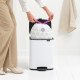 Brabantia Bo Pedal Bin 12 L Rectangulaire Acier Blanc