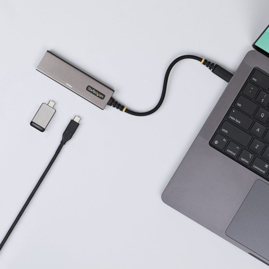 StarTech.com 309B-USBC-HUB hub & concentrateur USB 3.2 Gen 2 (3.1 Gen 2) Type-C 10000 Mbit/s Gris