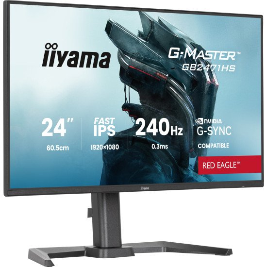 iiyama G-MASTER GB2471HS-B1 écran PC 60,5 cm (23.8") 1920 x 1080 pixels Full HD Noir