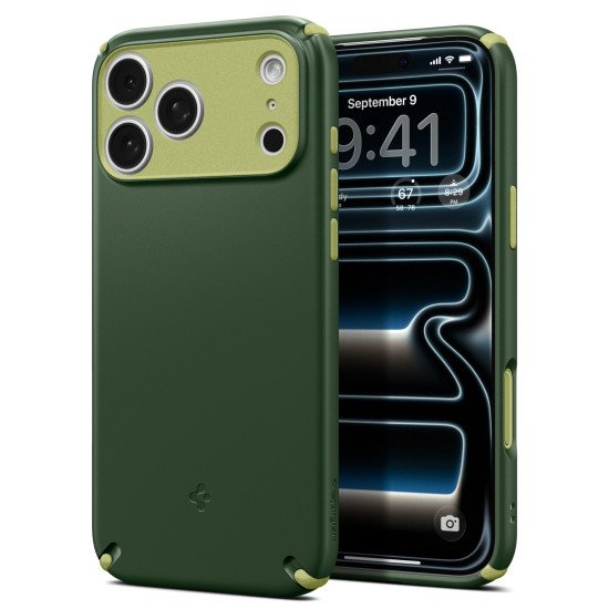 Spigen Nano Pop Hybrid (MagFit) coque de protection pour téléphones portables 16 cm (6.3") Housse Vert foncé