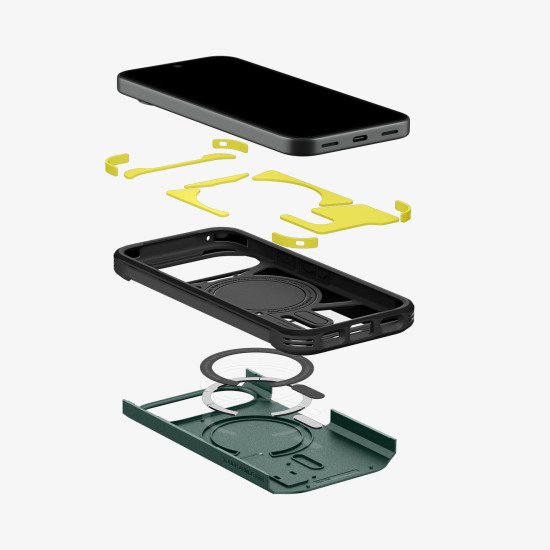 Spigen Tough Armor AI (Mag Fit) coque de protection pour téléphones portables 16 cm (6.3") Housse Vert