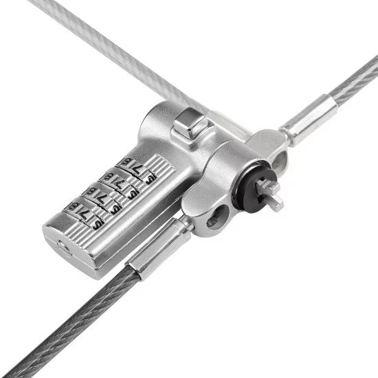 StarTech.com Câble Antivol pour Ordinateur Portable de 2m - Câble de Sécurité pour PC Portable, Compatible avec Noble Wedge®/Nano/K-Slot - Câble de Verrouillage avec Serrure à Combinaison sans Clé, Câble Anti-Vol StarTech.com Câble Antivol pour Ordinateur Portable de 2m - Câble de Sécurité pour PC Portable, Compatible avec Noble Wedge®/Nano/K-Slot - Câble de Verrouillage avec Serrure à Combinaison sans Clé, Câble Anti-Vol