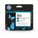 HP 744 tête d'impression DesignJet photo mat/cyan HP 744 tête d'impression DesignJet photo mat/cyan