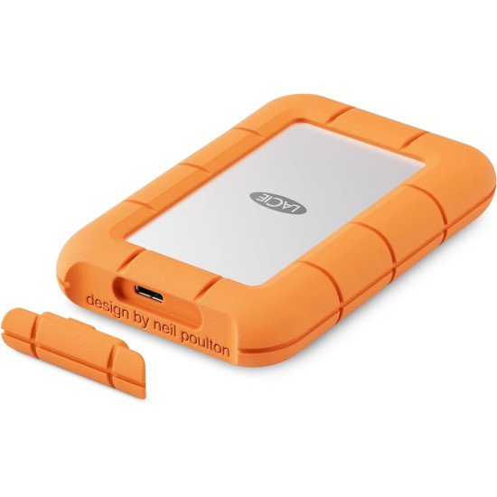 LaCie STMF2000400 lecteur à circuits intégrés externe 2 To Gris, Orange