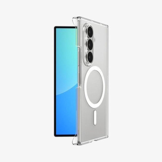 Spigen Air Skin Zero (Mag Fit) coque de protection pour téléphones portables 20,3 cm (8") Housse Transparent, Blanc