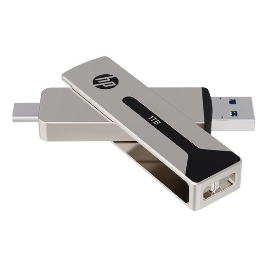 PNY 911 Pro lecteur USB flash 1 To USB Type-A / USB Type-C 3.2 Gen 2 (3.1 Gen 2) Argent