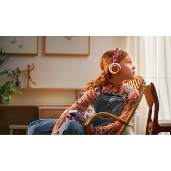 Philips 4000 series TAK4200MP/00 casque Sans fil Arceau Appels/Musique Bluetooth Orange, Violet, Rose