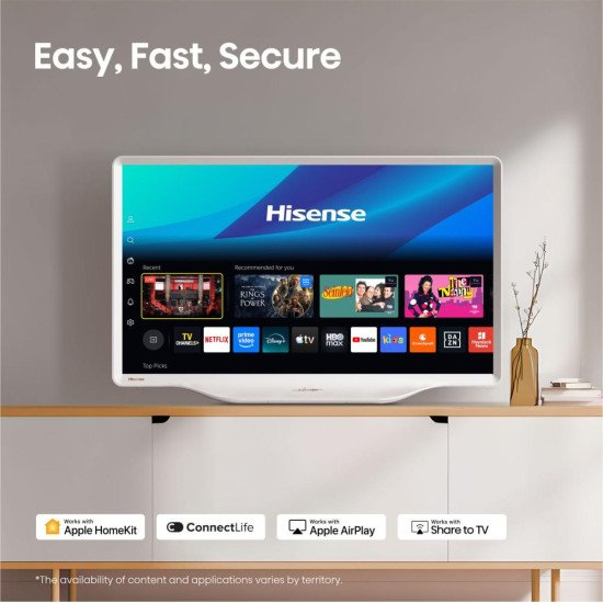 Hisense 43S5DQ 109,2 cm (43") 4K Ultra HD Smart TV Wifi Blanc