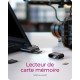 ICY BOX Lecteur de cartes 2 en 1 via interface USB Type-A & USB Type-C
