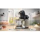 Bosch Serie 6 MUMS6ZS13D robot de cuisine 1600 W 5,5 L Noir, Acier inoxydable Balances intégrées
