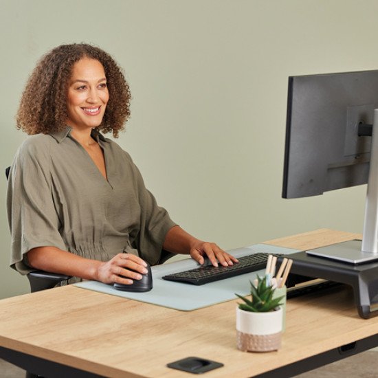 Fellowes 100143579 souris Universel Droitier Bluetooth + USB Type-C Optique 1600 DPI