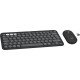 Logitech Pebble 2 Combo clavier Souris incluse RF sans fil + Bluetooth QWERTY US International Graphite