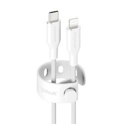 PanzerGlass empower by ® Racing 60W USB-C to Lightning Cable | USB 2.0 | 1.2M | Silver White câble USB Blanc PanzerGlass empower by ® Racing 60W USB-C to Lightning Cable | USB 2.0 | 1.2M | Silver White câble USB Blanc