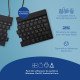 R-Go Tools Clavier ergonomique R-Go Split Break avec logiciel de pause, clavier ergonomique divisé, QWERTY (IT), bluetooth, noir