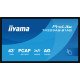 iiyama T4329AS-B1AG Écran d'affichage dynamique Écran plat interactif 108 cm (42.5") LED Wifi 500 cd/m² 4K Ultra HD Noir Écran tactile Intégré dans le processeur Android 24/7 iiyama T4329AS-B1AG Écran d'affichage dynamique Écran plat interactif 108 cm (42.5") LED Wifi 500 cd/m² 4K Ultra HD Noir Écran tactile Intégré dans le processeur Android 24/7