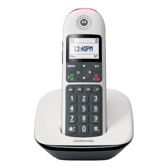 Motorola CD5001 Téléphone DECT Identification de l'appelant Gris Motorola CD5001 Téléphone DECT Identification de l'appelant Gris
