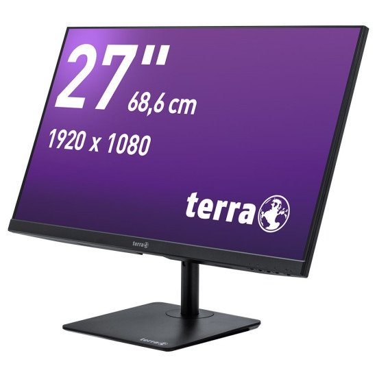 TERRA LCD/LED 2727W HA IPS V3 black HDMI/DP/USB-C, GREENLINE PLUS écran PC 68,6 cm (27") Full HD Noir