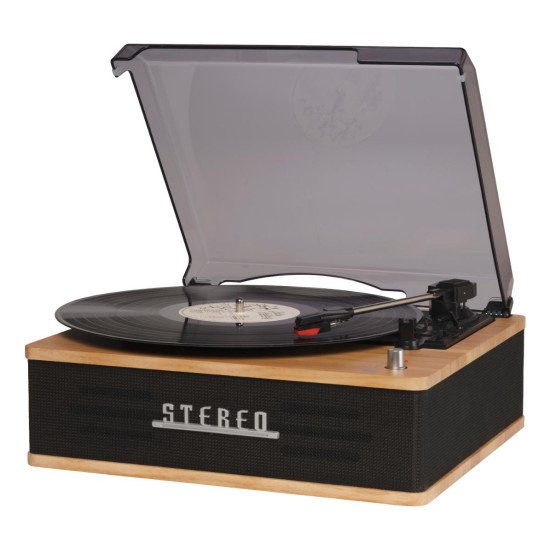 Denver VPB-262LW Tourne-disque entraîné par courroie Noir, Bois Manuel