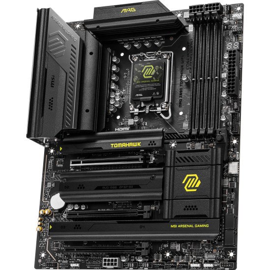 MSI MAG Z890 TOMAHAWK WIFI carte mère Intel Z890 LGA 1851 (Socket V1) ATX MSI MAG Z890 TOMAHAWK WIFI carte mère Intel Z890 LGA 1851 (Socket V1) ATX
