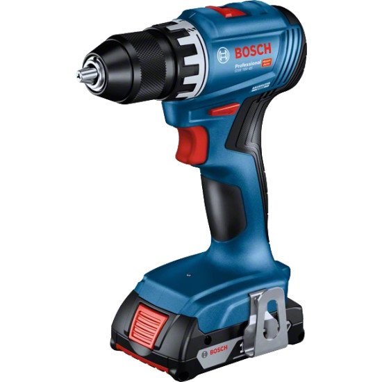 Bosch GSR 18V-45 1900 tr/min 900 g Noir, Bleu, Rouge