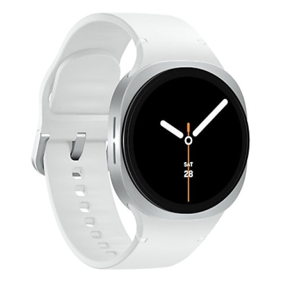 Samsung Galaxy Watch 8 3,3 cm (1.3") AMOLED 40 mm Numérique 438 x 438 pixels Écran tactile 4G Argent Wifi GPS (satellite)