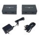 LevelOne HVE-8111 extension audio/video Émetteur et récepteur AV Noir