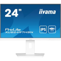iiyama ProLite XUB2497HSN-W2 écran PC 60,5 cm (23.8") 1920 x 1080 pixels Full HD LED Blanc