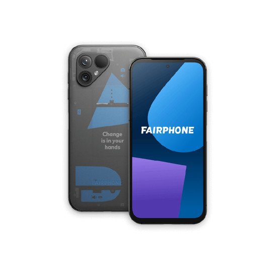 Fairphone 5 16,4 cm (6.46") Double SIM Android 13 5G 8 Go 256 Go 4200 mAh Transparent