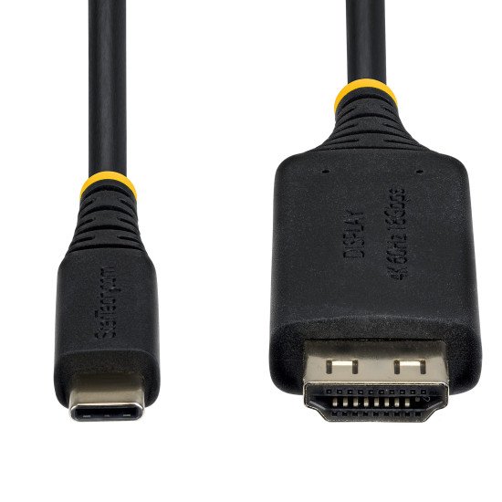 StarTech.com Câble Adaptateur USB-C vers HDMI de 1m, Connecteur HDMI à Verrouillage, 4K 60Hz, Compatible Thunderbolt, HDR, Câble Unidirectionnel pour MacBook, Dell, HP, Lenovo