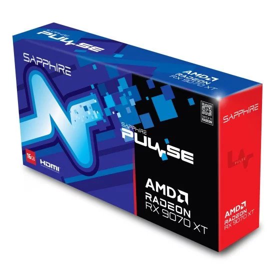 Sapphire PULSE Radeon RX 9070 XT AMD 16 Go GDDR6 Sapphire PULSE Radeon RX 9070 XT AMD 16 Go GDDR6