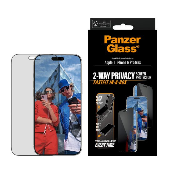 PanzerGlass PG35684 écran et protection arrière de téléphones portables Protection d'écran transparent Apple 1 pièce(s)