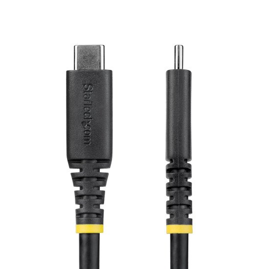 StarTech.com Câble USB 4 de 2 m, 20 Gbps, Câble USB-C Certifié USB-IF, PD EPR 240 W, DP 1.4 4K 120 Hz, Gaine TPE, Cordon USB-C Noir