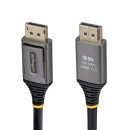 StarTech.com Câble DisplayPort 2.1 de 1m, Câble DisplayPort DP54 Certifié VESA, 8K 60Hz Non Compressé, 10K 60Hz/8K 144Hz/4K avec DSC 1.2a, Câble d'Écran DP 2.1