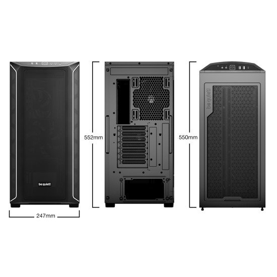 be quiet! Shadow Base 800 DX Black Midi Tower Noir