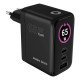 Mobile Origin MO-65WDCH-PW20 chargeur d'appareils mobiles Universel Noir Secteur Charge rapide Intérieure