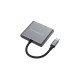Conceptronic DONN18G station d'accueil Avec fil USB 3.2 Gen 1 (3.1 Gen 1) Type-C Gris Conceptronic DONN18G station d'accueil Avec fil USB 3.2 Gen 1 (3.1 Gen 1) Type-C Gris