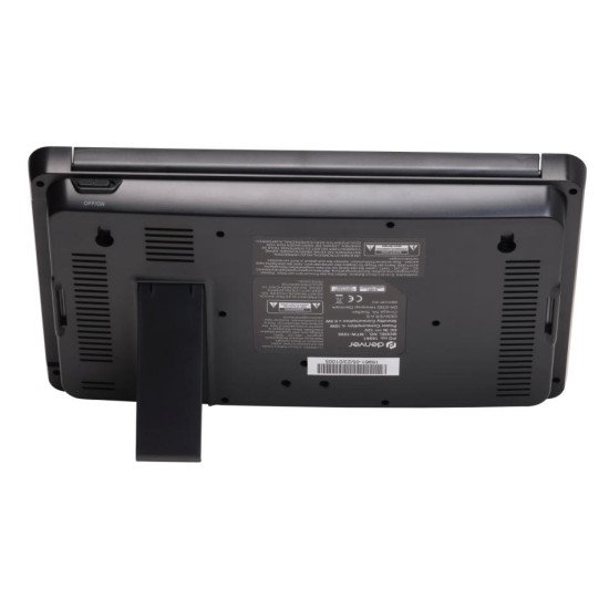 Denver MTW-1098 Lecteur DVD/Blu-Ray portable Lecteur DVD portable Convertible 25,4 cm (10") 1024 x 600 pixels Noir