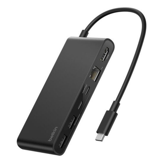 Belkin INC024HQBK hub & concentrateur USB Type-C 10000 Mbit/s Noir
