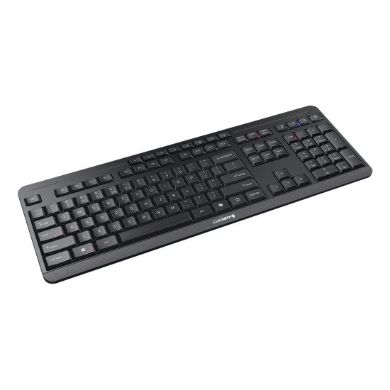 CHERRY Stream desktop ultimate clavier Souris incluse maison/bureau USB + RF Wireless + Bluetooth QWERTY Anglais Noir