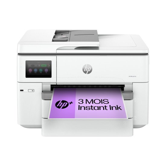 HP OfficeJet Pro Imprimante tout-en-un grand format HP 9730e, Couleur, Imprimante pour Petit bureau, Impression, copie, numérisation, HP+; Éligibilité HP Instant Ink; Sans fil; Impression recto-verso; Imprimer depuis un téléphone ou une tablette; Chargeur