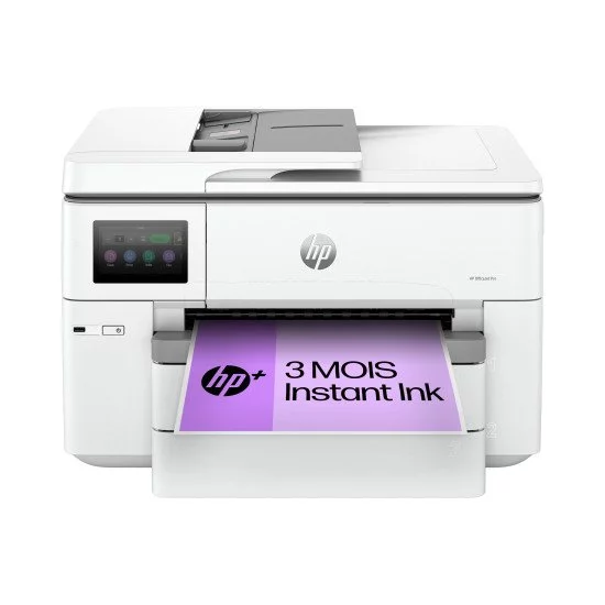 HP OfficeJet Pro Imprimante tout-en-un grand format HP 9730e, Couleur, Imprimante pour Petit bureau, Impression, copie, numérisation, HP+; Éligibilité HP Instant Ink; Sans fil; Impression recto-verso; Imprimer depuis un téléphone ou une tablette; Chargeur HP OfficeJet Pro Imprimante tout-en-un grand format HP 9730e, Couleur, Imprimante pour Petit bureau, Impression, copie, numérisation, HP+; Éligibilité HP Instant Ink; Sans fil; Impression recto-verso; Imprimer depuis un téléphone ou une tablette; Chargeur