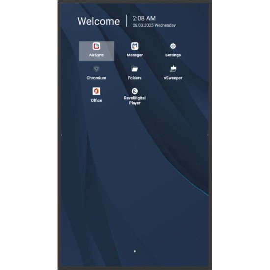 Viewsonic CDE5531-1C Écran d'affichage dynamique Écran plat de signalisation numérique 139,7 cm (55") LCD Wifi 500 cd/m² 4K Ultra HD Noir Intégré dans le processeur Android 14 24/7