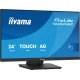 iiyama ProLite T2454MSC-B3AG écran PC 60,5 cm (23.8") 1920 x 1080 pixels Full HD LED Écran tactile Multi-utilisateur Noir iiyama ProLite T2454MSC-B3AG écran PC 60,5 cm (23.8") 1920 x 1080 pixels Full HD LED Écran tactile Multi-utilisateur Noir